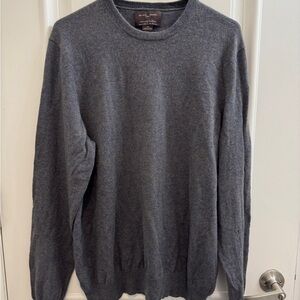 Black Brown 1826 Men's Charcoal Crewneck Sweater